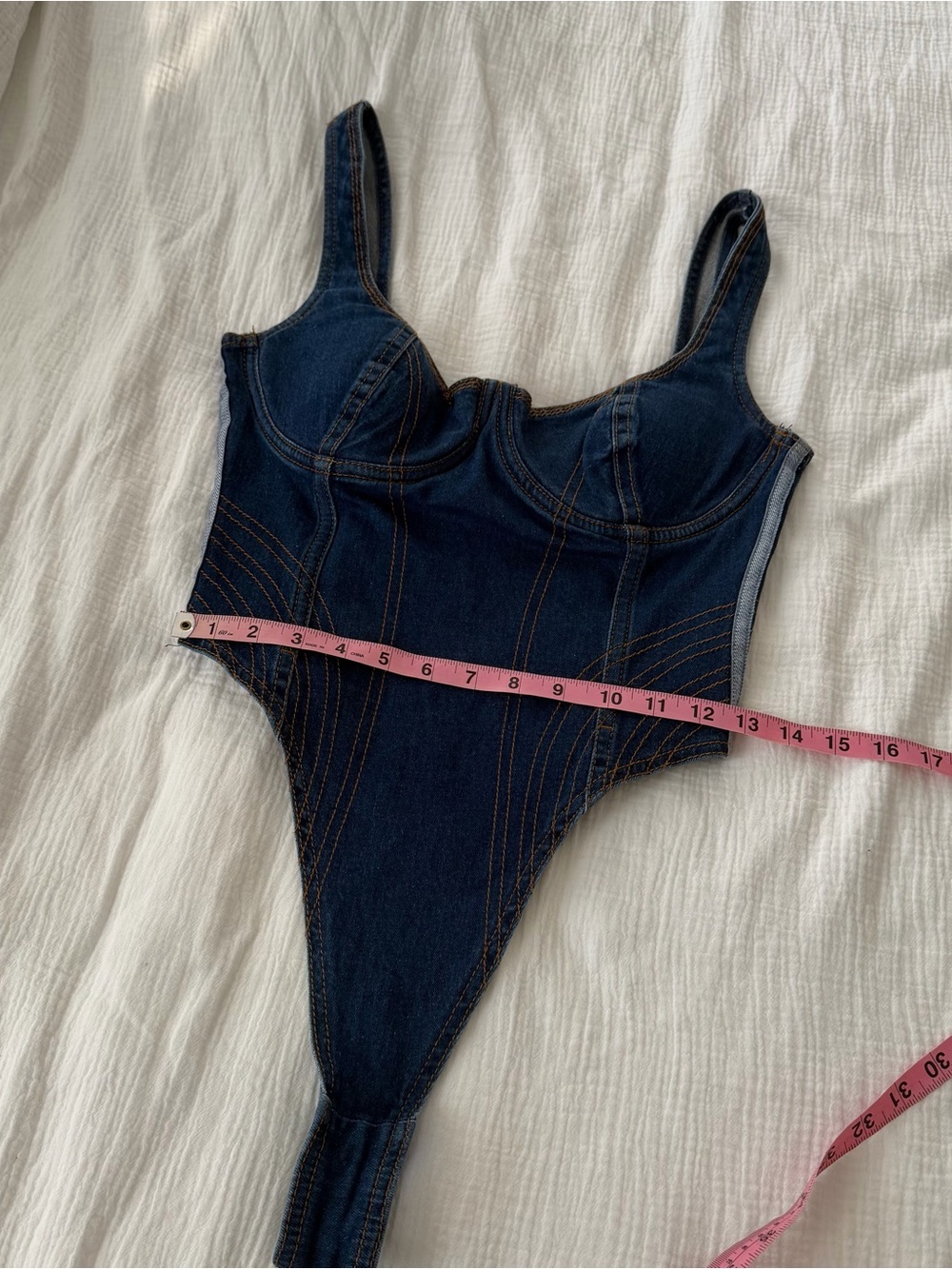 Ivy Park Denim Bodysuit - Picture 8 of 9